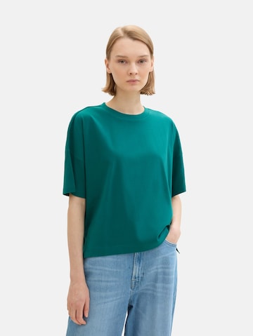 TOM TAILOR DENIM Shirt in Green: front