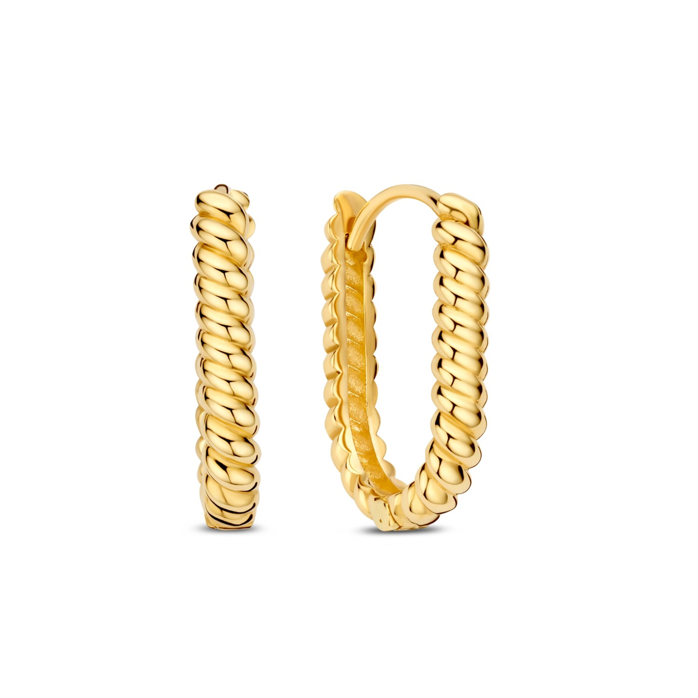 Beloro Jewels Ohrringe in Gold: Vorderseite