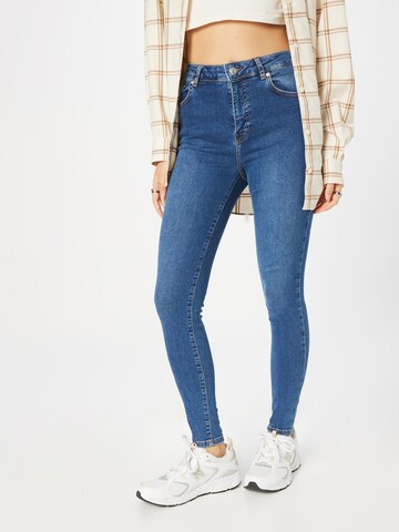 Warehouse Skinny Jeans '98s' in Blauw: voorkant