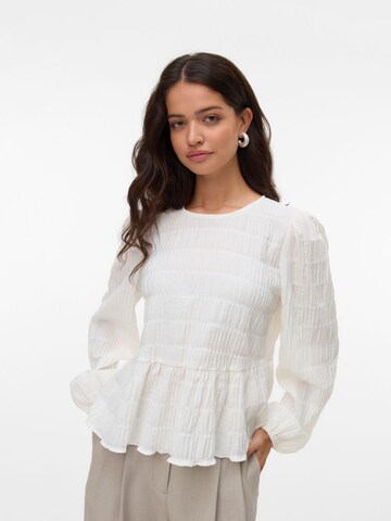 Chemisier 'VMERMA' VERO MODA en blanc : devant