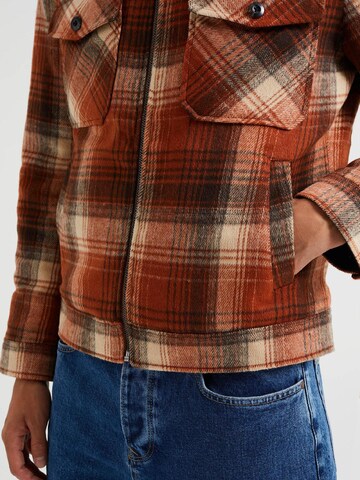 WE Fashion Between-Season Jacket in Brown