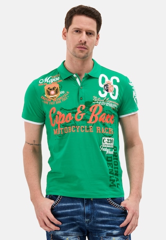 CIPO & BAXX Poloshirt in Grün