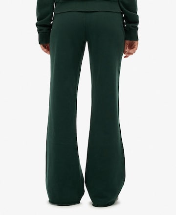 Superdry & Co Flared Broek in Groen