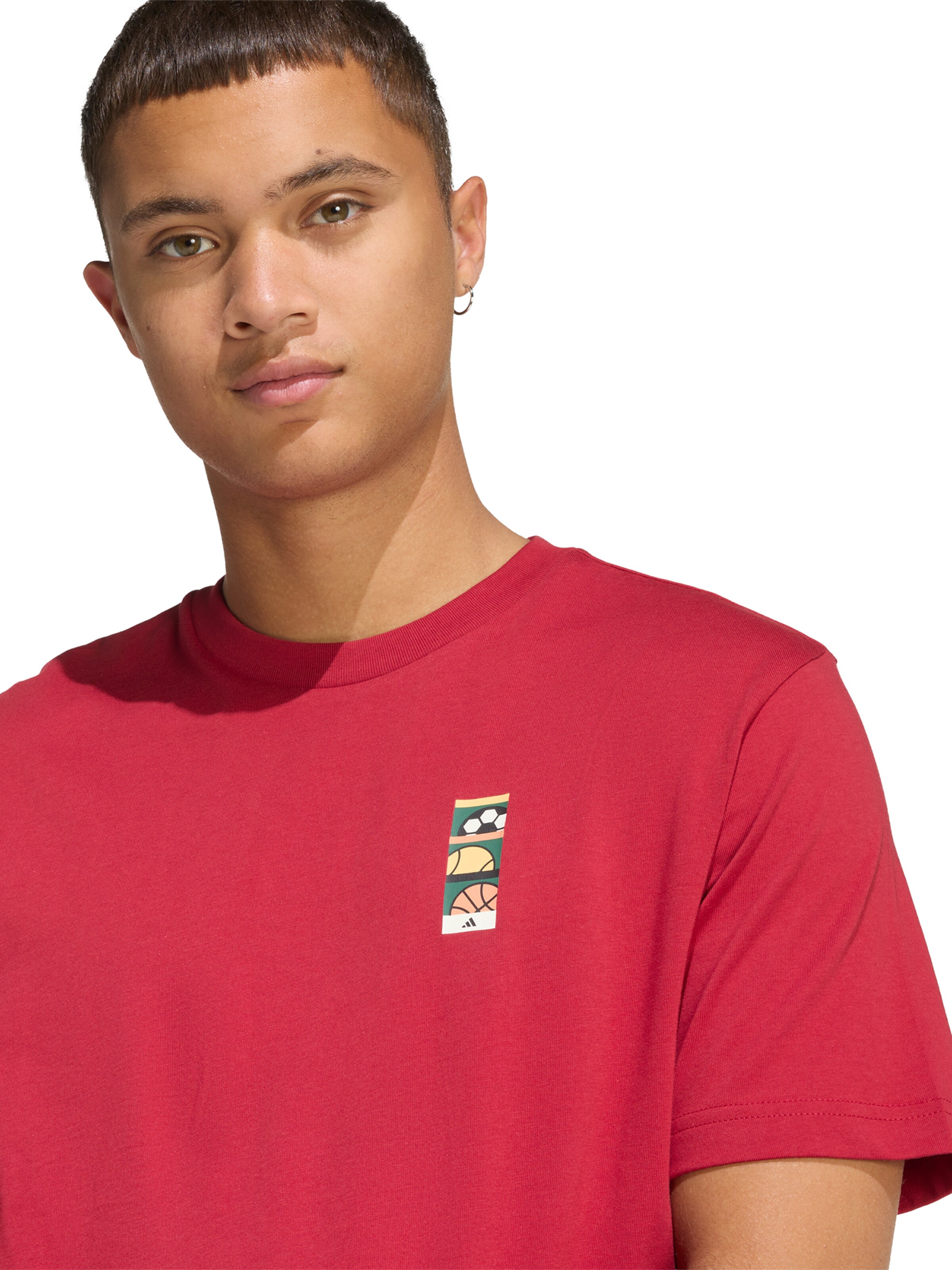 ruda ADIDAS SPORTSWEAR Sportiniai marškinėliai 'MOS POSTER'