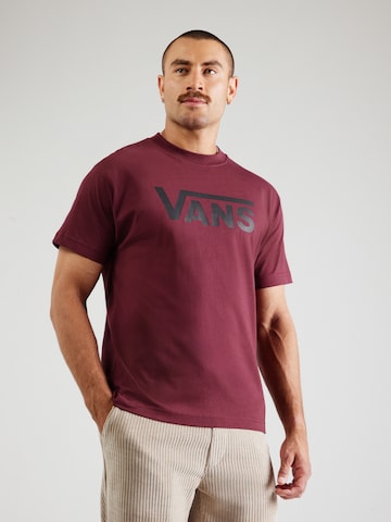 VANS Shirt in Rood: voorkant