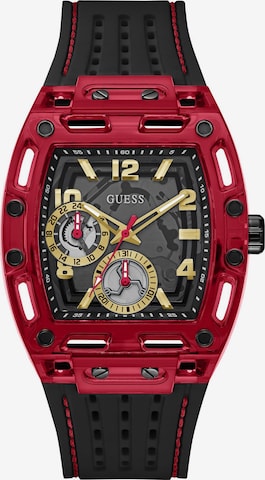 Montre à affichage analogique 'PHOENIX' GUESS en rouge : devant