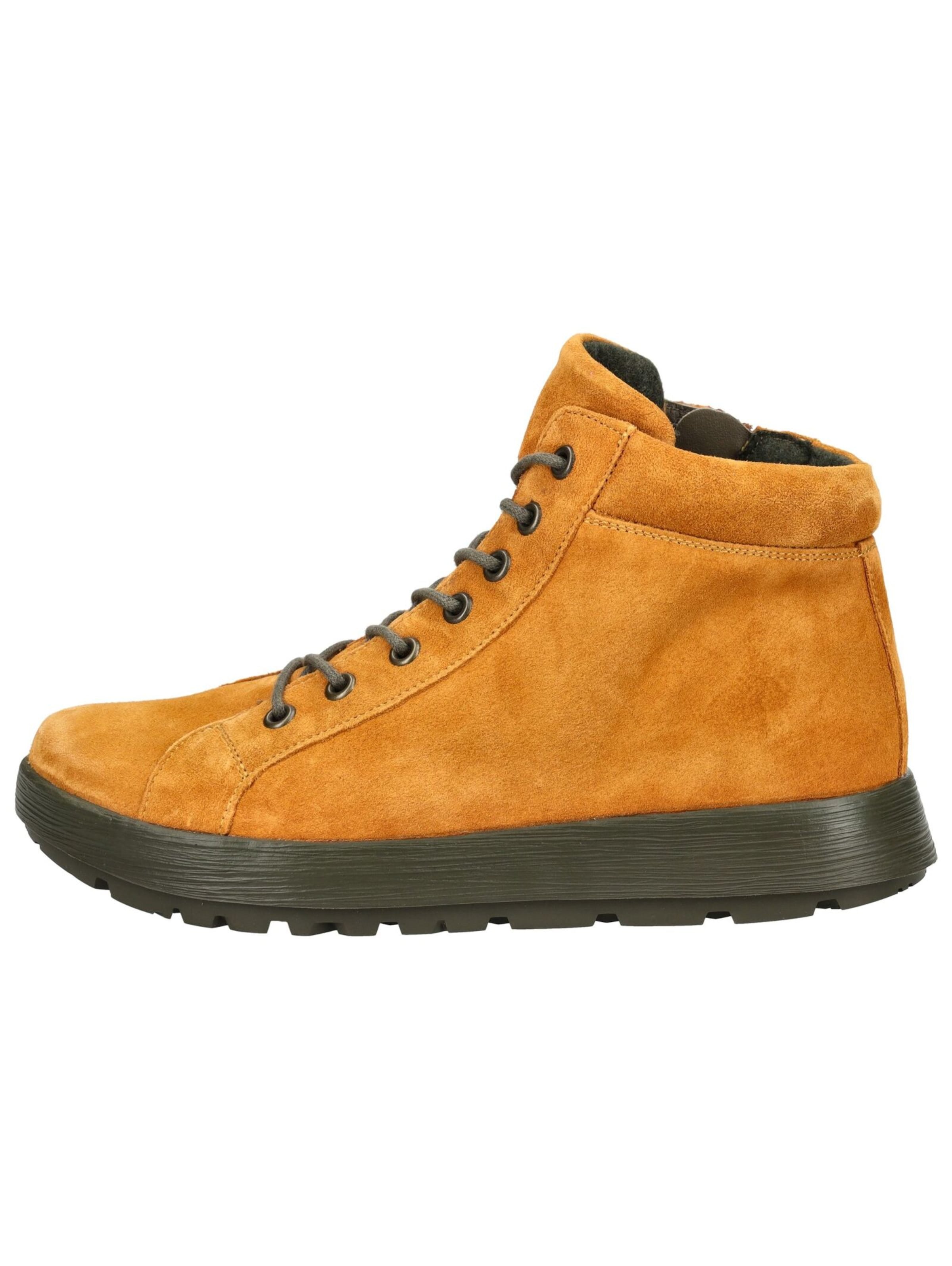 THINK! Lace-Up Ankle Boots in Brown