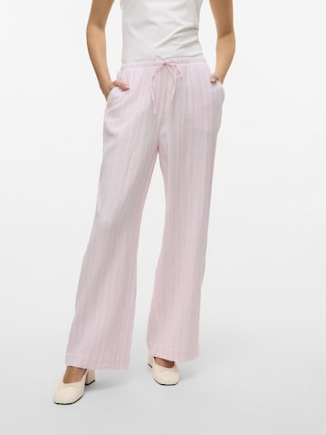 VERO MODA Wide Leg Bukser 'VMNanna' i pink