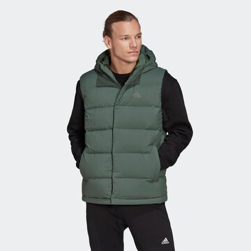 ADIDAS SPORTSWEAR Sportbodywarmer in Groen: voorkant