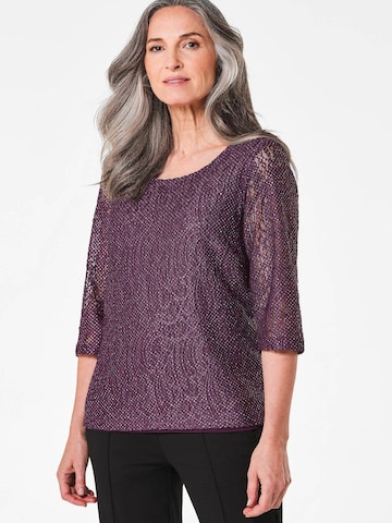 Chemisier Goldner en violet : devant