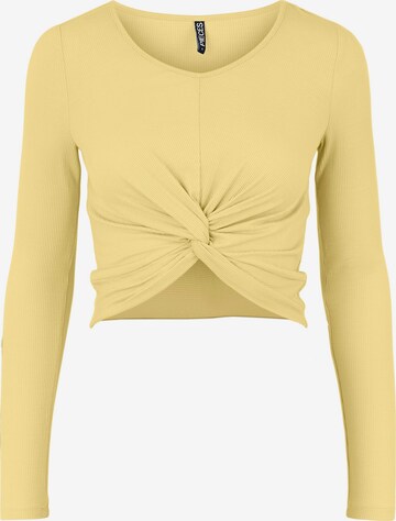PIECES Shirt 'Huda' in Yellow: front
