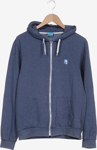 Iriedaily Sweatshirt & Zip-Up Hoodie in M in Blue: front