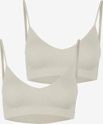 Soutien-gorge 'Symmi' PIECES en blanc : devant