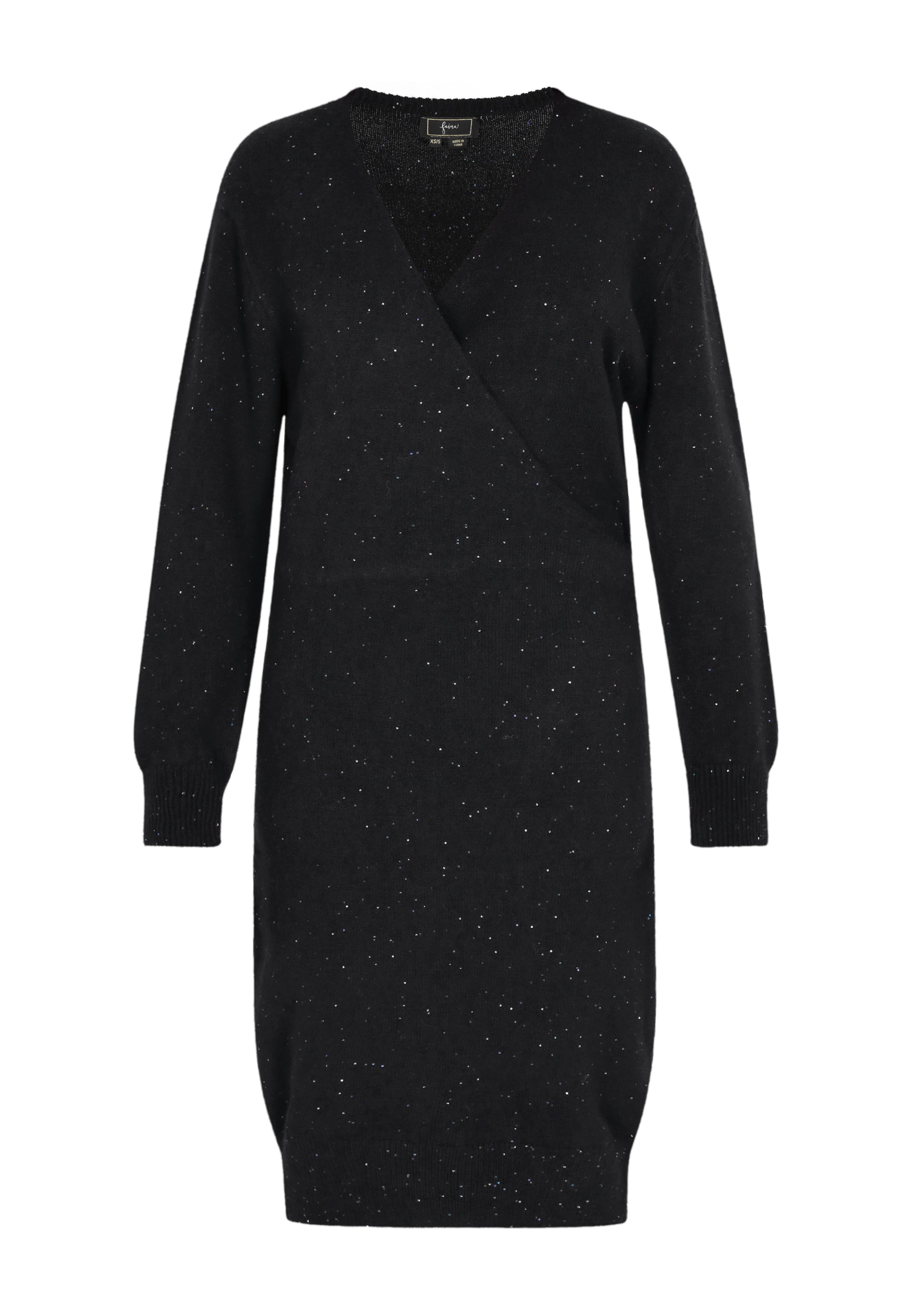 faina - Vestido en negro: frente