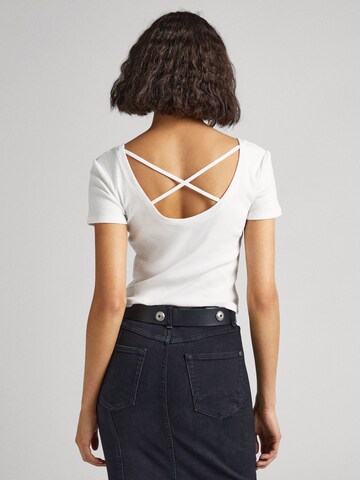 Pepe Jeans Tričko 'BABETTE' - Biela