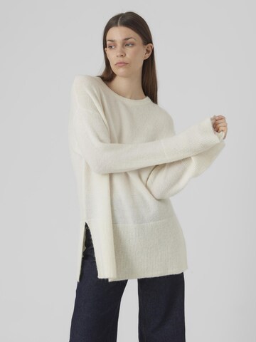 Pull-over 'PALMA' VERO MODA en blanc : devant