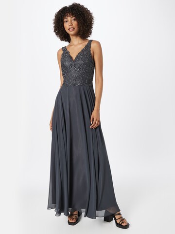 mascara Evening dress in Grey: front