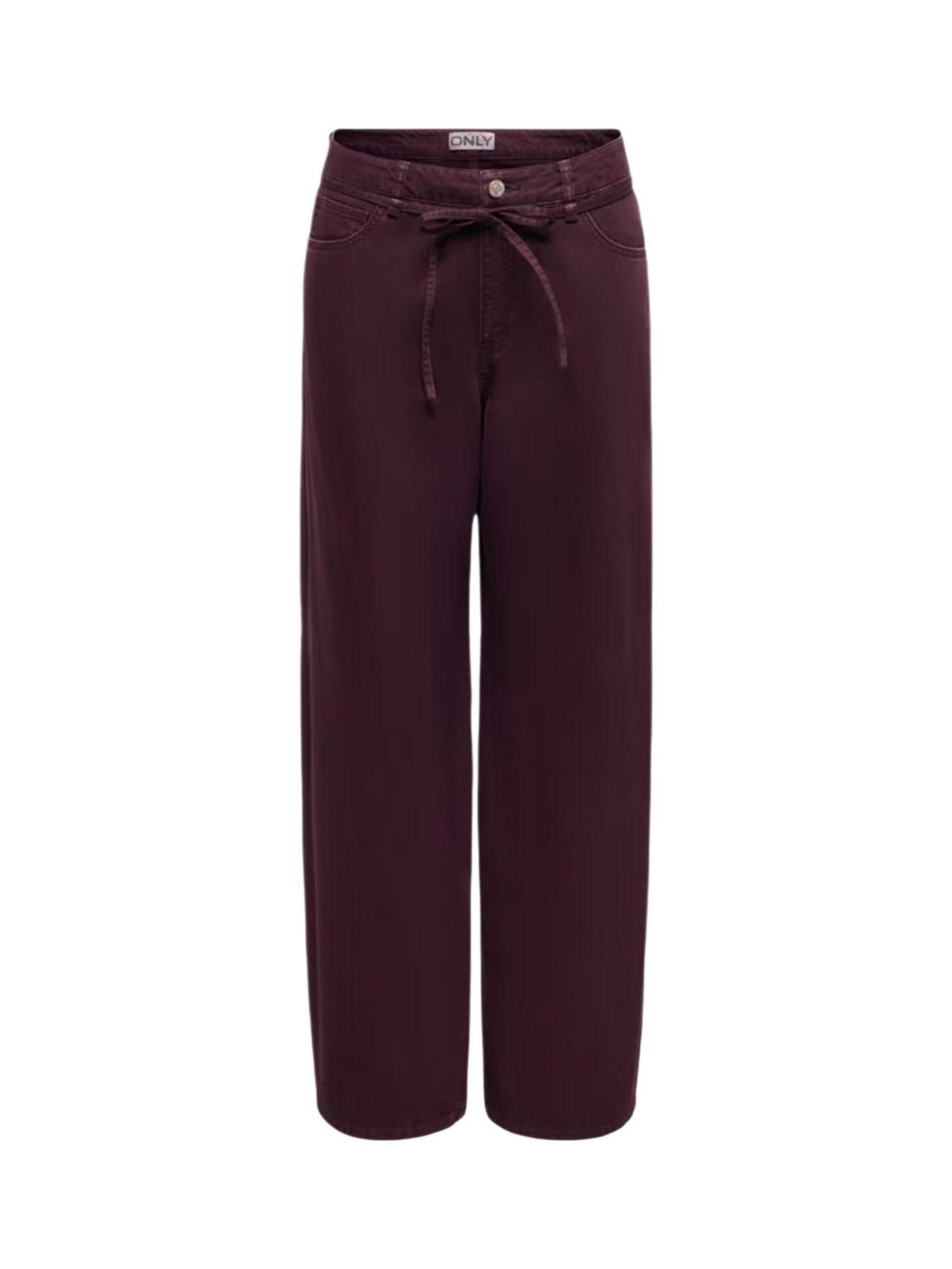 Wide leg Jeans 'ONLGIANNA-SILLA MW ST BELT PANT PNT NOOS 15372521' di ONLY in lilla