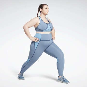 Reebok Skinny Sporthose in Blau