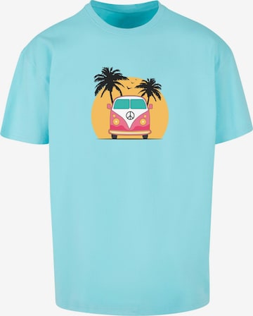 Merchcode T-Shirt 'Summer' in Blau: predná strana