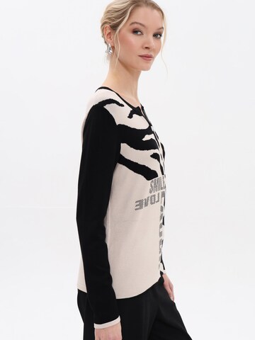 Passioni Pullover in Beige