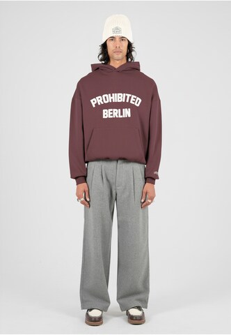 Sweat-shirt 'Berlin' Prohibited en violet