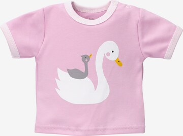 Baby Sweets Shirt 'Lovely Swan' in Pink: front