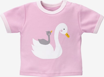 T-Shirt 'Lovely Swan' Baby Sweets en rose : devant