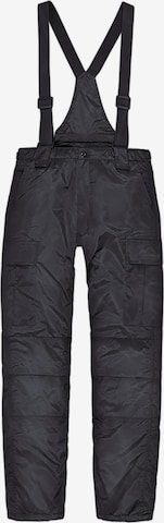 Regular Pantalon outdoor 'Aoraki' normani en noir : devant