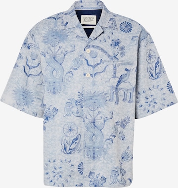 mėlyna SCOTCH & SODA Patogus modelis Marškiniai: priekis