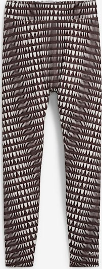 PUMA Sports trousers 'LEMLEM' in Dark brown / Light grey / Silver, Item view