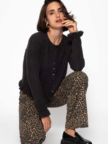 SASSYCLASSY Strickjacke‌‌‌‌‌‌‌ in Schwarz