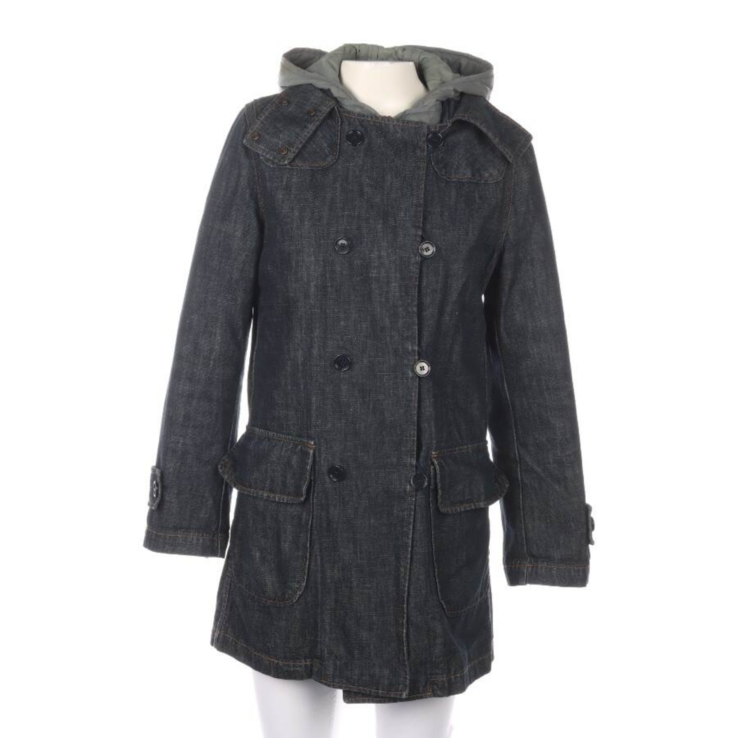 Miu Miu Jacket & Coat in XS in Blue: front