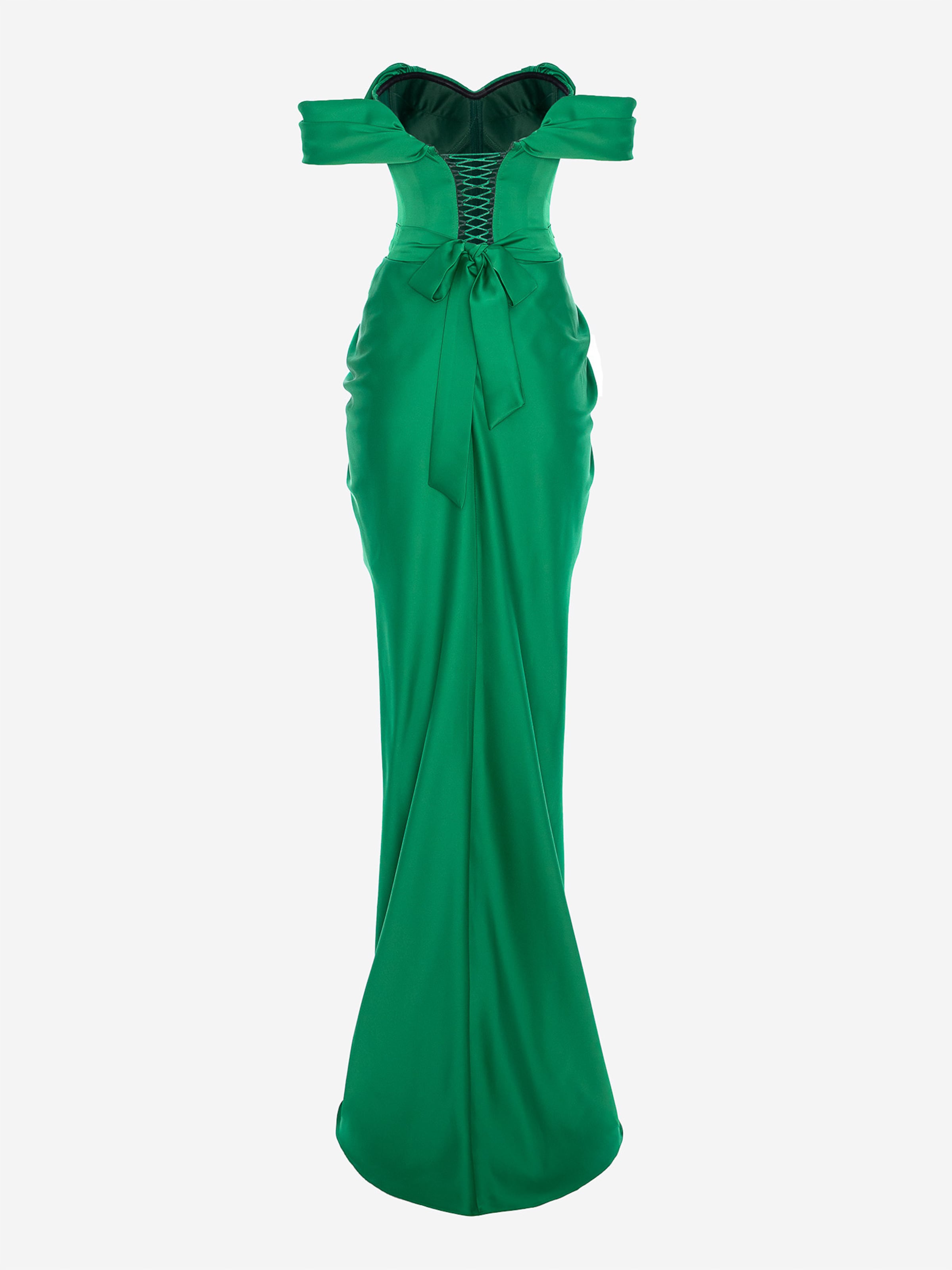 Robe de soirée acob a porter en vert