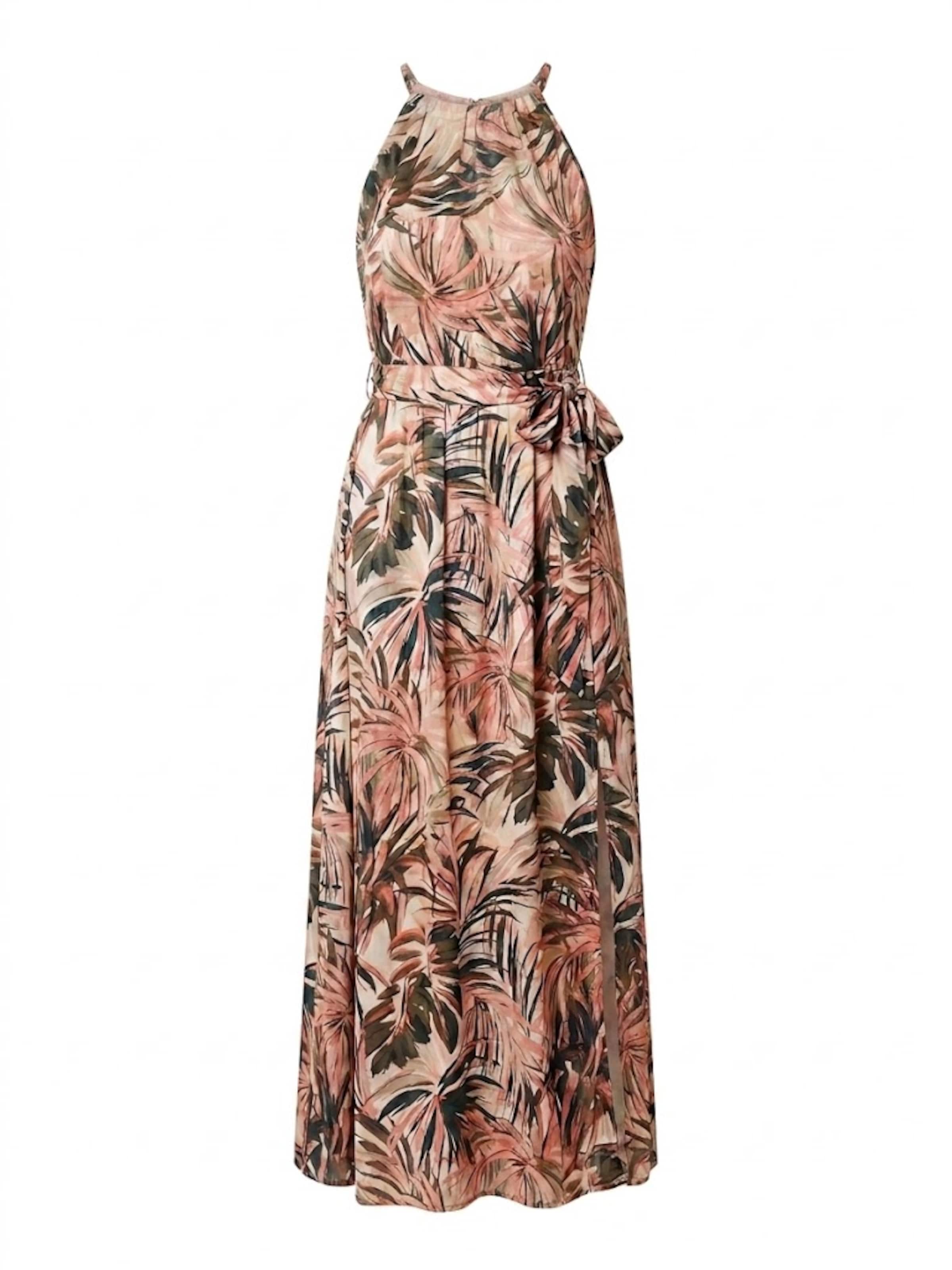 Apricot Kleid in Beige: Vorderseite