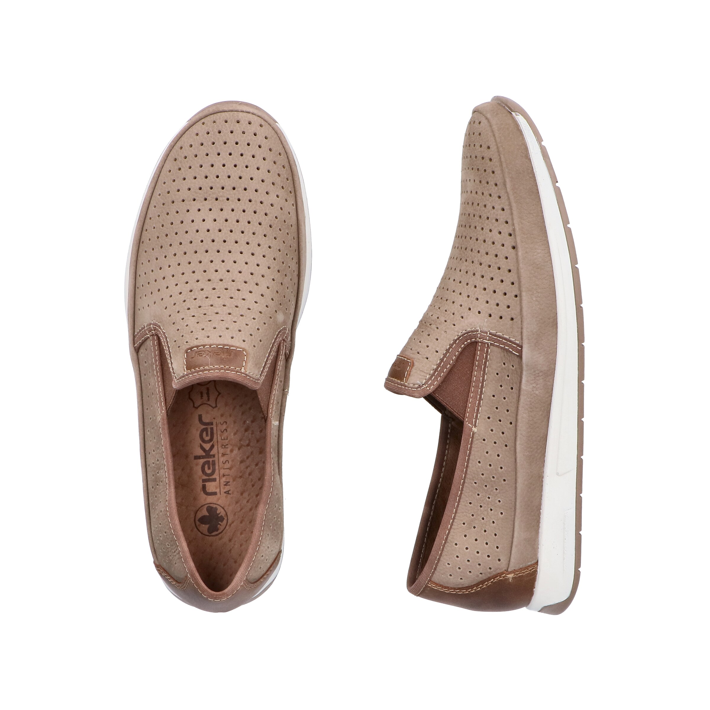 Rieker Classic Flats in Beige