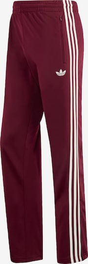 Kelnės 'Firebird' iš ADIDAS ORIGINALS, spalva – vyno raudona spalva / balta, Prekių apžvalga