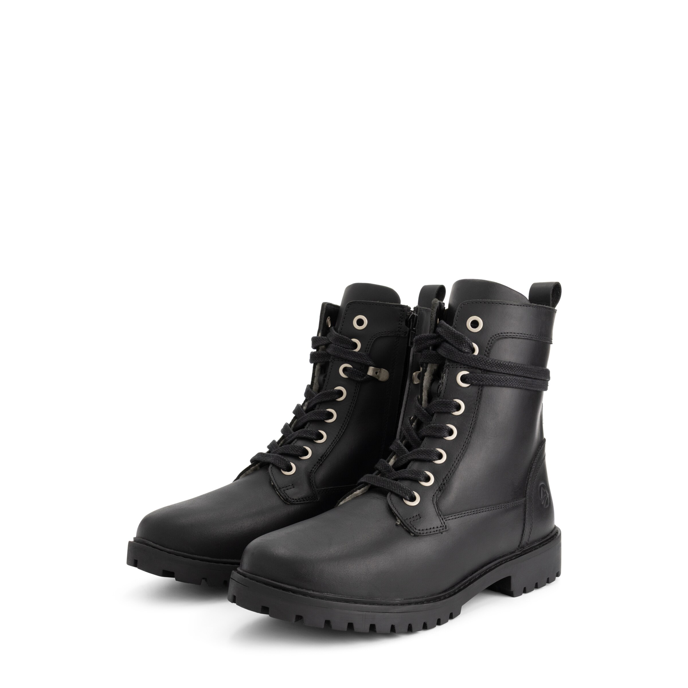 Travelin Veterboots 'Logstrup' in Zwart: voorkant