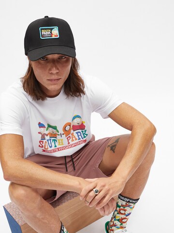 hydroponic - Camiseta 'Hydroponic x South Park Regular-Fit Crew Graphic T-Shirt' en blanco