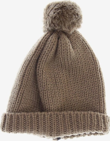 COMMA Hat & Cap in One size in Brown: front
