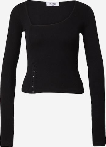 SHYX - Camiseta 'Cassidy' en negro: frente