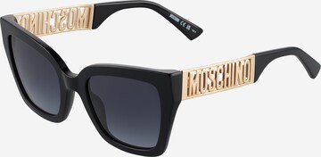 Lunettes de soleil MOSCHINO en noir : devant