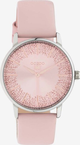 OOZOO Analog Watch in Pink: front