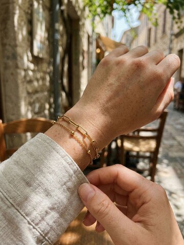 Nemomatheo Bracelet 'Metropolitan – Elegantes Doppelkettenarmband' in Gold