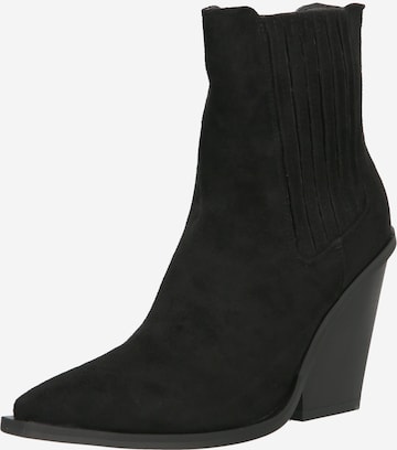 Nasty Gal Chelsea boots in Black: front