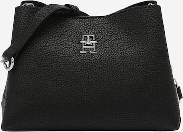 Borsa a tracolla di TOMMY HILFIGER in nero: frontale