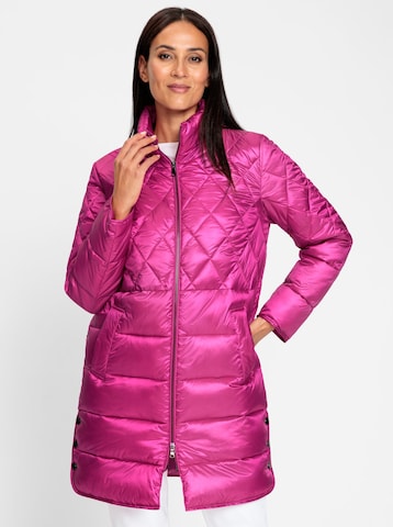 Manteau d’hiver heine en rose : devant