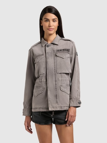 khujo Between-season jacket 'Buni' in Grey: front