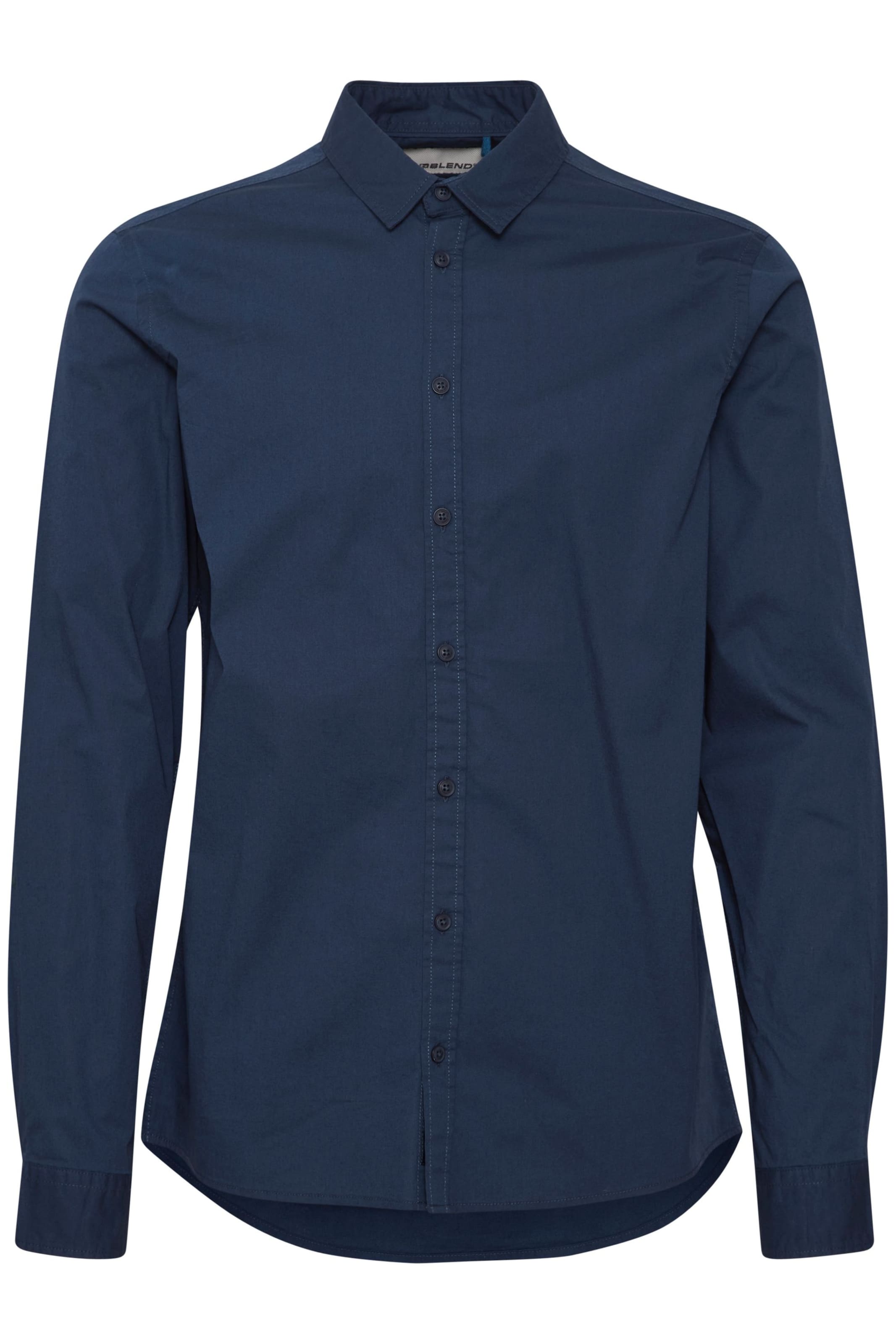BLEND Средняя посадка Рубашка в Синий: спереди