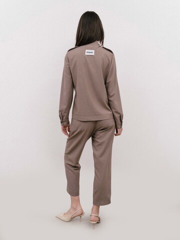 4TAILORS Tričko - Béžová